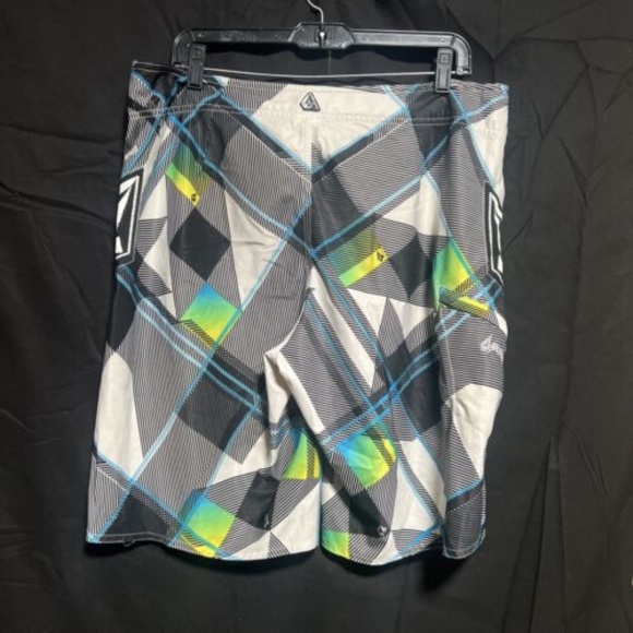 Volcom Annihilator Board Shorts Size 34 Swim Trunks Drawstring NO MESH W Card - Picture 8 of 9